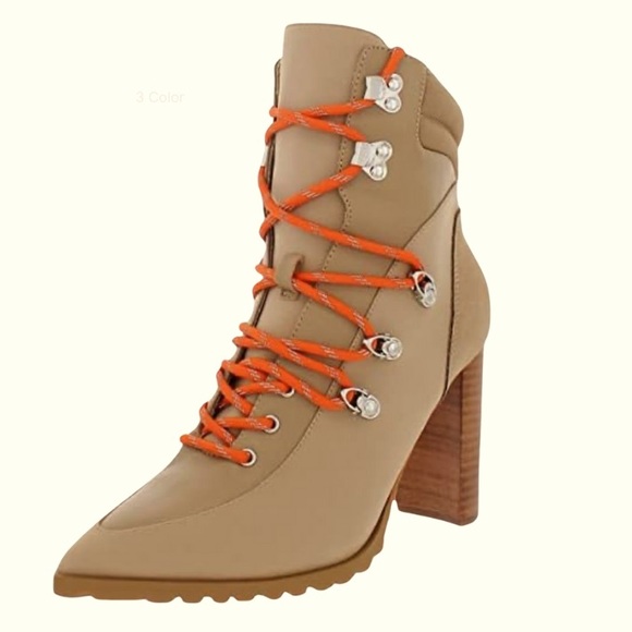 NWOB! Steve Madden KAREY Lace-Up Ankle Bootie - Picture 2 of 3